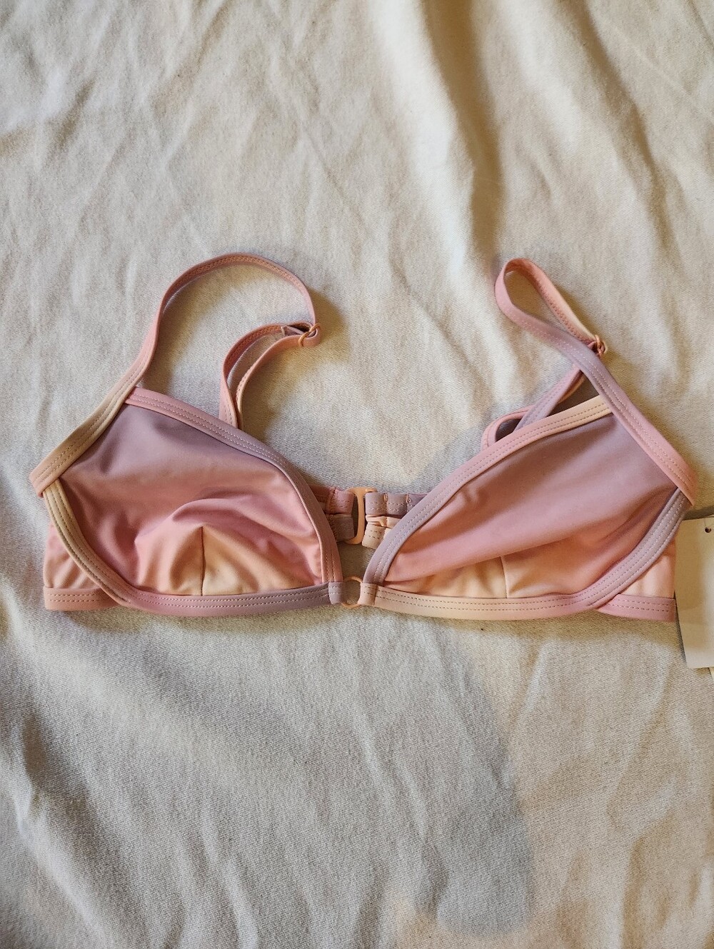 Good American Sunset Gradient Bikini Top – XS NWT